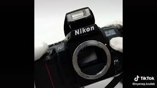 NIKON F601N6006 Advance SLR Introduced In 90s Non Talking Preview Video [upl. by Aicilf]