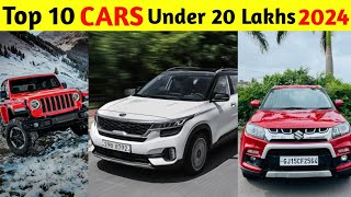 Top 10 Cars Under 20 Lakhs In India 2024  Mahindra Thar Scorpio Kia Seltos Hyundai Alcazar [upl. by Bradway850]