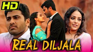 Real Diljala Malli Malli Idi Rani Roju Romantic Hindi Dubbed Movie  Sharwanand Nithya Menen [upl. by Atinit]