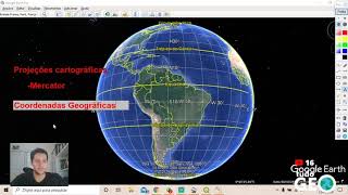 Projeções Cartográficas Paralelos e Meridianos  6º ano Capítulo 5 Cartografia  apostilas SAS [upl. by Dimmick556]