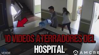 🔴10 VIDEOS PARANORMALES CAPTADOS EN HOSPITAL  VIDEOS DE TERROR [upl. by Greenlee]