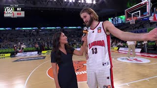 Sam Froling postgame interview vs SE Melbourne Phoenix  Round 6 NBL25 [upl. by Naehs]