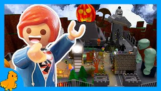 Halloween Town Tycoon TEIL 2 mit Julian👻 Roblox  Playmobil Familie Vogel [upl. by Enaxor]