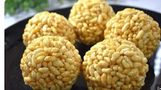 Murmura laddu recipe I 10 मिनट में आसानी से बनायें मुरमुरा लड्डू  puffed rice laddu I Pori Urandai [upl. by Mychal]