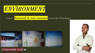 Renewal amp NonRenewal Source of Energy  EVS  EI Tutorial  Krishna Kumar [upl. by Nonnaehr]