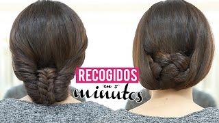 Recogidos con trenzas 5 minutos [upl. by Nyrem]