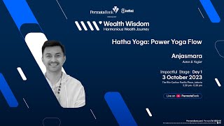 Wealth Wisdom 2023  Hatha Yoga Power Yoga Flow with Anjasmara [upl. by Aineles]