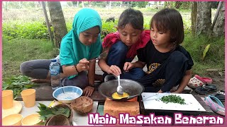 Main Masak Masakan Beneran  Masak Telur Puyuh  Mainan Anak Perempuan [upl. by Hamachi]