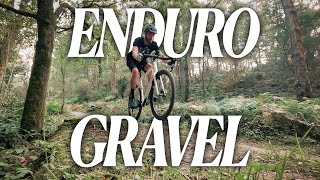 TESTER mon GRAVEL sur un SPOT DE VTT ENDURO  😱🌲 [upl. by Bloom]