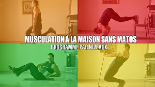 Programme de MUSCULATION FULLBODY à la MAISON SANS MATÉRIEL  De Débutant à Confirmé [upl. by Ravid331]