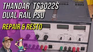 No129  Thandar TS3022S Dual Rail PSU Repair [upl. by Lenoil]