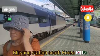 my new vlogs going to deaugu by Tran miryang station to deaugu city full video Korea 🇰🇷 [upl. by Akienom975]