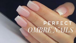 HOW TO EASY PERFECT OMBRE NAILS FOR BEGINNERS  GELX METHOD  QUICK amp STEPBYSTEP [upl. by Enicnarf73]