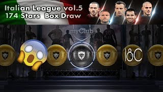 تفتيح بكجات BOX DROW الدوري الايطالي 1500 coins 😍Pes 2018 on android [upl. by Mirella]