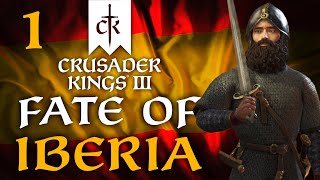 THE HOUSE OF BARCELONA RISES Crusader Kings 3  Fate of Iberia Campaign 1 [upl. by Berlyn]