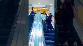 Escalator funny fluting prank 😜reation funny shorts youtubshorrts viral treading [upl. by Ullyot138]