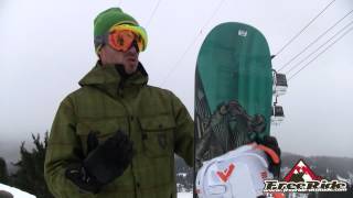 Test Snowboard Jones Mountain Twin 2015 [upl. by Olimpia643]