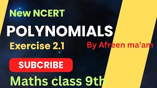 Polynomials ex 21  maths class 9 chapter 2 ex 21  new ncert  202425 [upl. by Nanyt]