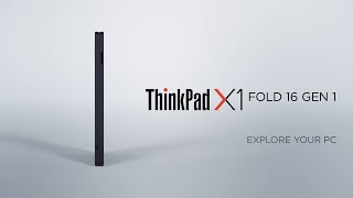 Introducing Lenovo ThinkPad X1 Fold 16 Gen 1 – Nextgeneration foldable experience [upl. by Inava388]