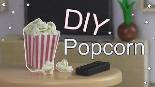 DIY Popcorn für Playmobil  Miniaturen basteln  Spaß Spiel Playmobil [upl. by Lairbag]