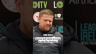 Damien Duff tried to sign Wes Hoolahan for Shelbourne [upl. by Eelsew]