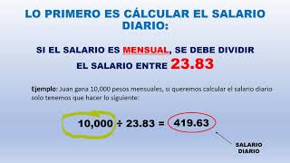 COMO CALCULAR SALARIO DIARIO [upl. by Serge]