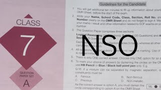 Science Olympiad Set A  SOF NSO Class 7 Answer Key  StudyMaterialVideos [upl. by Karoly]