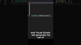 Console Writeline snippet  C snippets Visual Studio  C From Beginner to Professional devtips [upl. by Nelluc]