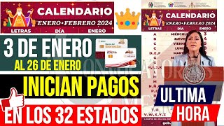 📢URGENTE👑🗓️Calendario Bienestar 2024 FECHAS EXACTAS PENSIÓN Bienestar 65 Y MAS ¡LA NOTICIA DEL AÑO [upl. by Ettennyl]