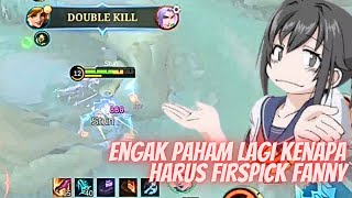 MALAH DI UP FANNY NYA😫 MLBB MobileLegends [upl. by Finstad]