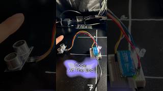 Arduino nano every  HCsr04 ultrasonic distance sensor LED control demo shorts [upl. by Repmek]