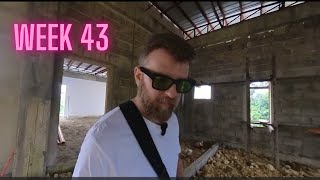 Week 43 House Build Incredible Progress  Thrilling Motorcycle Ride Back to the Rentalquot 🏠🏍️🇵🇭 [upl. by Kiley]