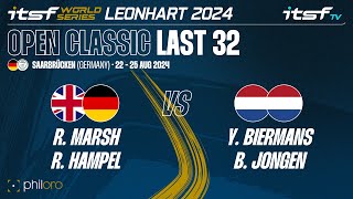 MarshHampel vs BiermansJongen  Last 32  ITSF 2024 World Series Leonhart Open Classic [upl. by Omer]