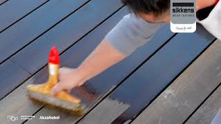 Moso Bamboo Xtreme manutenzione decking con Sikkens Cetol WF771 [upl. by Atrim]