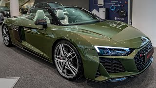 2023 Audi R8 Spyder V10 performance quattro 620hp  Wild R8 in Details [upl. by Refinej]