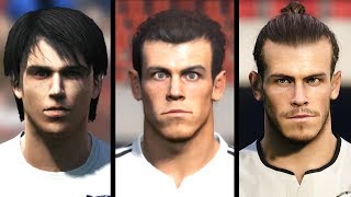 Gareth Bale evolution from PES 2008 to PES 2020 [upl. by Tamah]