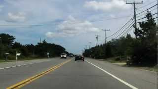 Montauk Highway NY 27 from Amagansett to Montauk eastbound Part 12 [upl. by Suirradal885]