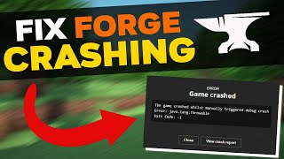 How To Stop Minecraft Forge From Crashing  Minecraft Forge Crash Fix 2024 [upl. by Billen]