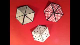 Hexaflexagon Tutorial für Explosionsbox [upl. by Inattirb]