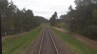 Rearview TurKol MAGISTRALA Kościerzyna  Szlachta  Bydgoszcz Główna LK 201  743 ST441228 [upl. by Eirased]