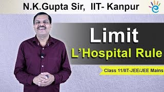 L Hospital Rule  Limits and Derivatives  Class 11 Maths Chapter 13  JEE Concept [upl. by Mosa]