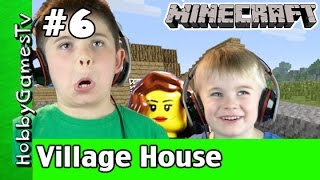 Minecraft HobbyPig 6 Village House with Trixie and and HobbyFrog by HobbyGameTV [upl. by Horsey]