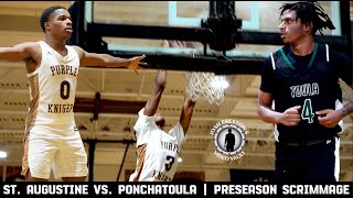 St Augustine vs Ponchatoula HIGHLIGHTS  St Aug 🔥 up in Preseason Chaleb Seaberry scores 17 [upl. by Fisoi]