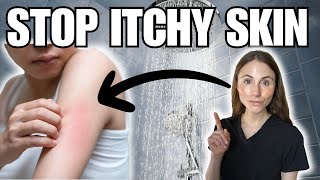 How To Stop Itchy Skin After Shower  Dermatologist Tips [upl. by Nauqyt]