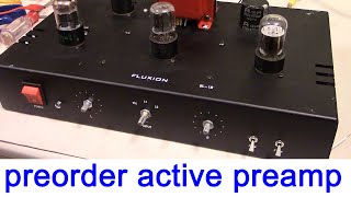 preorder tube preamplifier assembly 2 6SN7 cathode follower model BL1B FLUXION audio [upl. by Airdua]