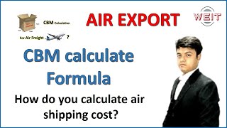 How do you calculate air shipping cost  Import Export Trainer  Pravesh Forwarder [upl. by Ailicec]