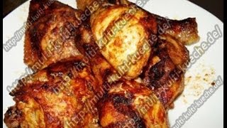 Hähnchenschenkel  Hähnchenkeulen aus dem Backofen  Chicken thighs  Grill Hähnchen [upl. by Charbonneau]