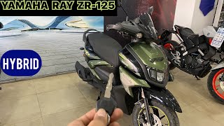 2023 Yamaha Ray ZR 125 Street Rally Hybrid Review  MileagePriceTop Speedhybrid check4wheel [upl. by Akinirt]