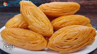 Khaja Recipe  Bengali Sweet  Crispy Khaja Sweet Recipe  Chiroti Recipe  Odisha Sweet  Foodworks [upl. by Sonja865]