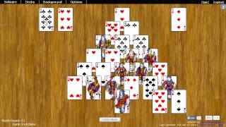 Pyramid Solitaire  How to Play [upl. by Yasibit]